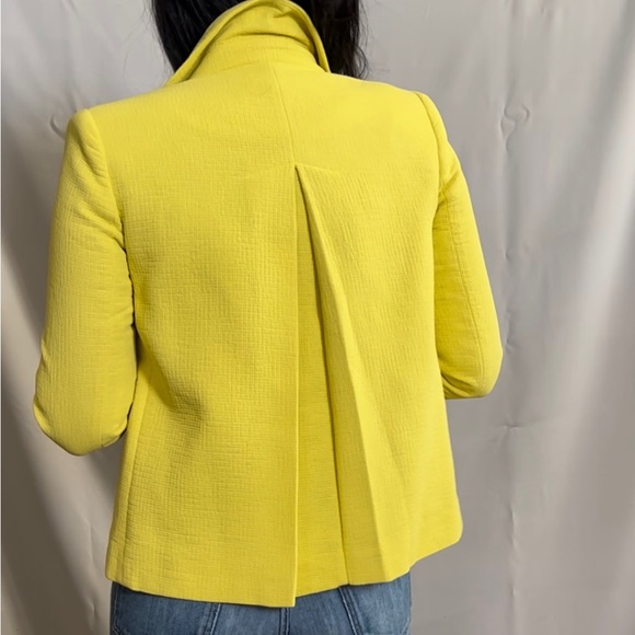 ZARA basic yellow cropped jacket - Picture 13 of 13